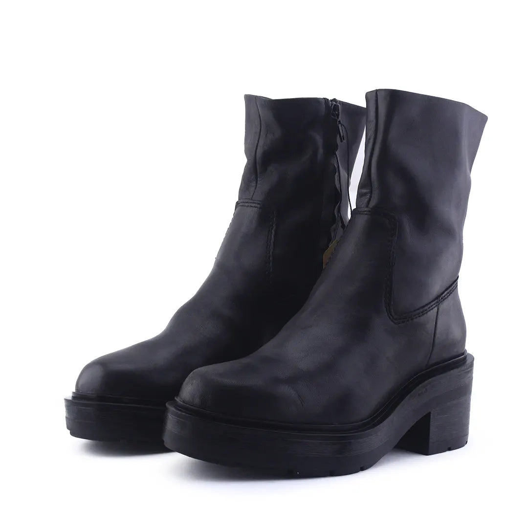 Zara Zipper Ankle Boot | 100% Authentic Leather
