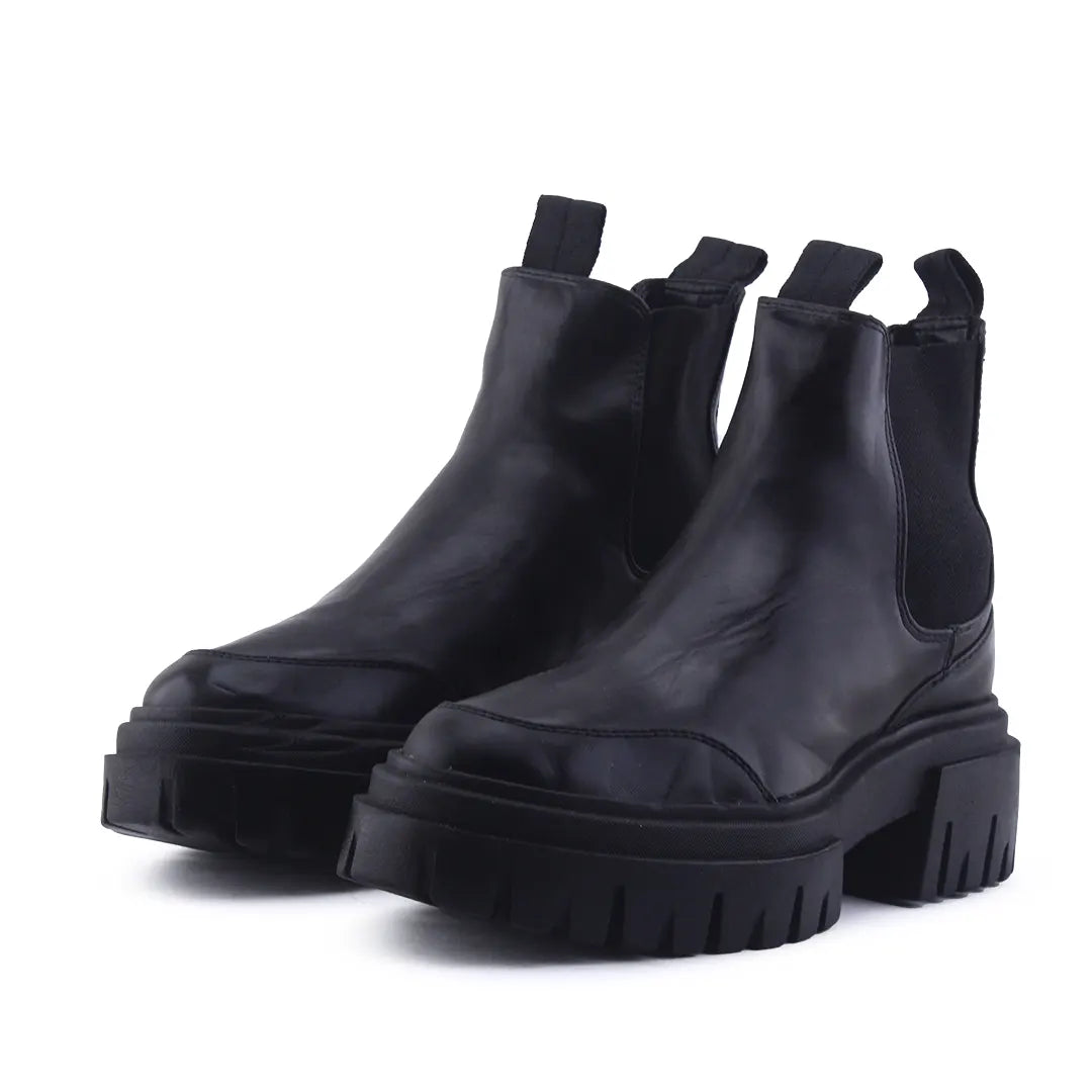 Zara Stretchable Ankle Boot  | 100% Authentic Leather