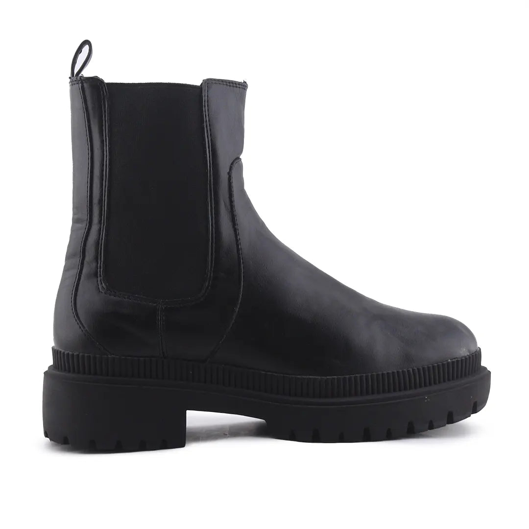 Lefties Zipper Stretchable Ankle Boot | 100% Authentic Leather