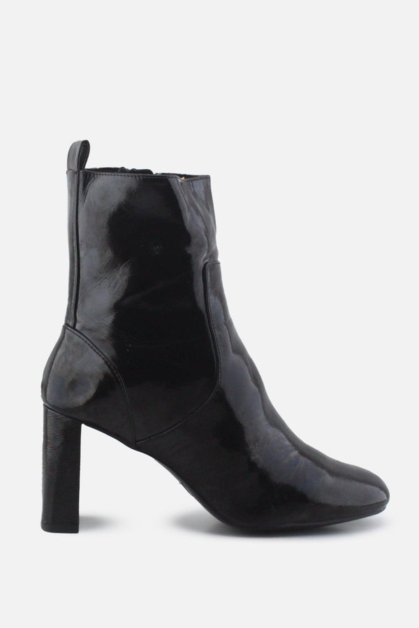 Zara Zipper Block Ankle Boots | 100% Synthetic Leather