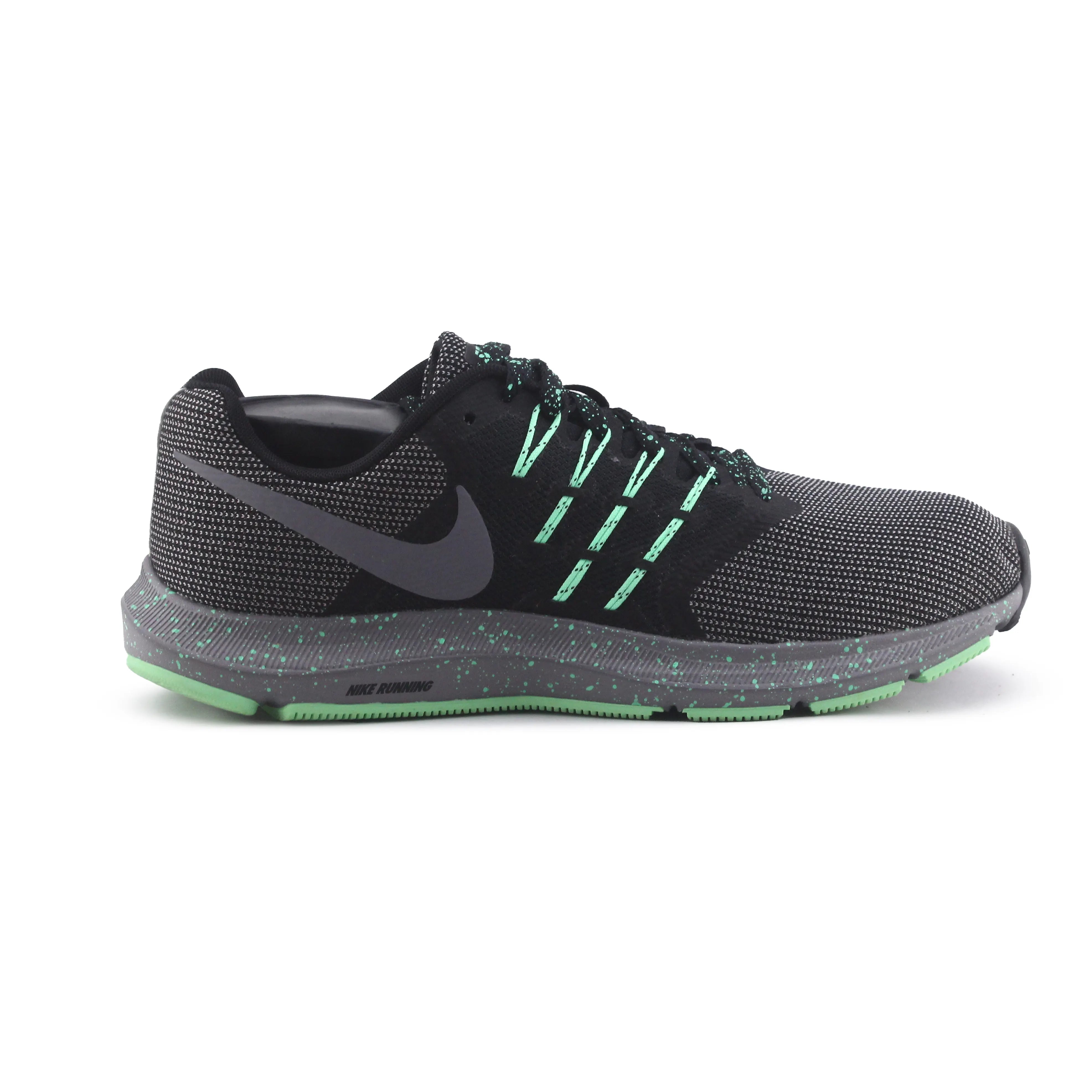 Nike Womens AR1904-001 Black Run Swift Mesh Lace Up Running Shoes