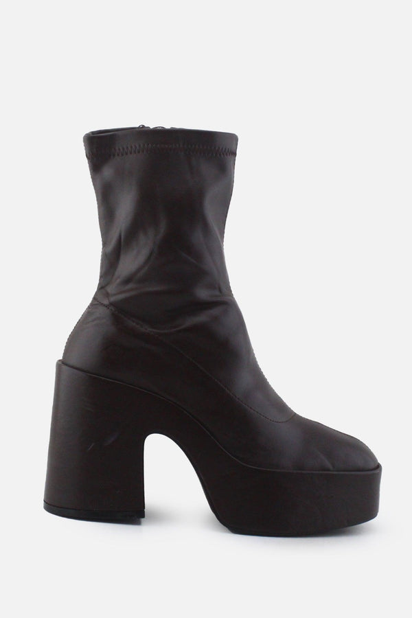 Zara Zipper Block Ankle Boots | 100%  Authentic Leather