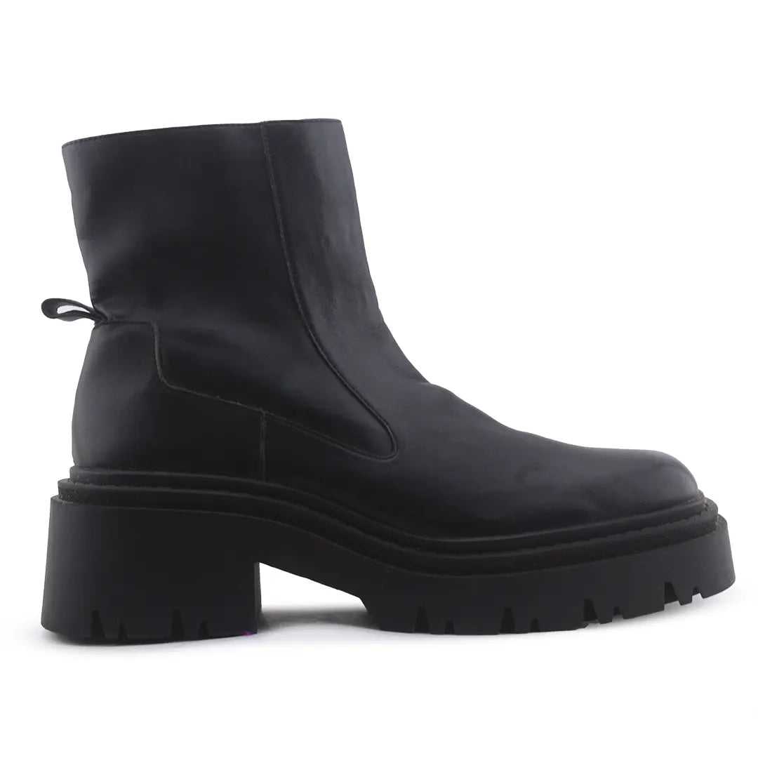 Zara Zipper Ankle Boots
