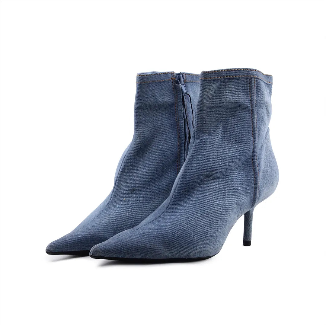 Zara Zipper Ankle Boot