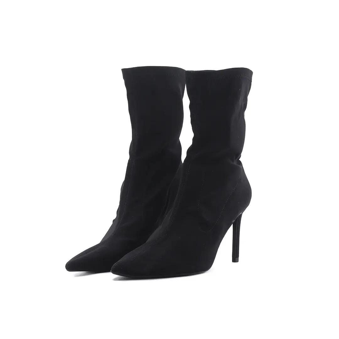 Bershka Textile Ankle Boot