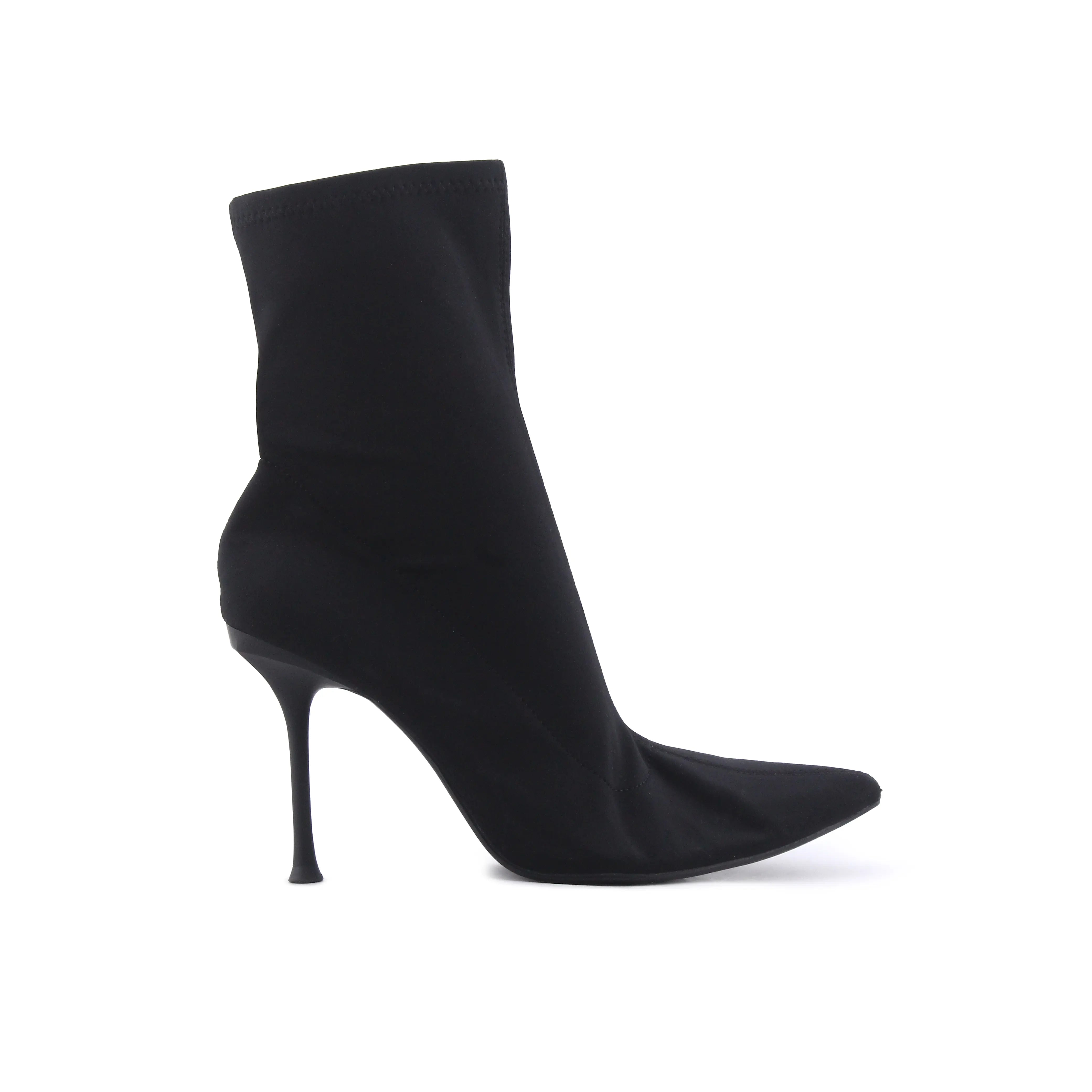 Zara Zipper Textile Ankle Boot