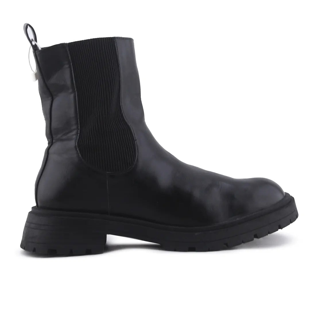 Pull & Bear Stretchable Ankle Boot | 100% Authentic Leather