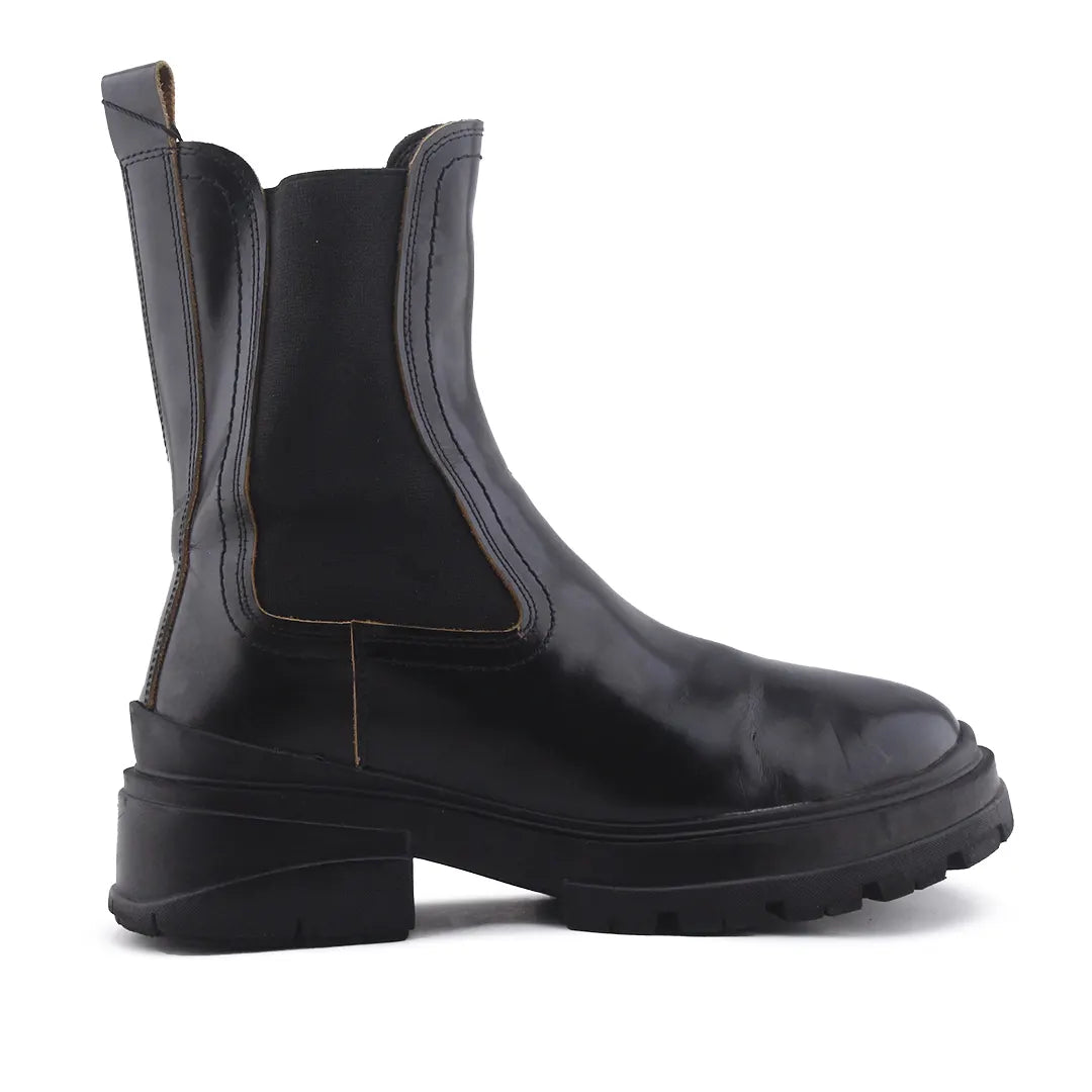 Zara Stretchable Ankle Boot | 100% Authentic Leather
