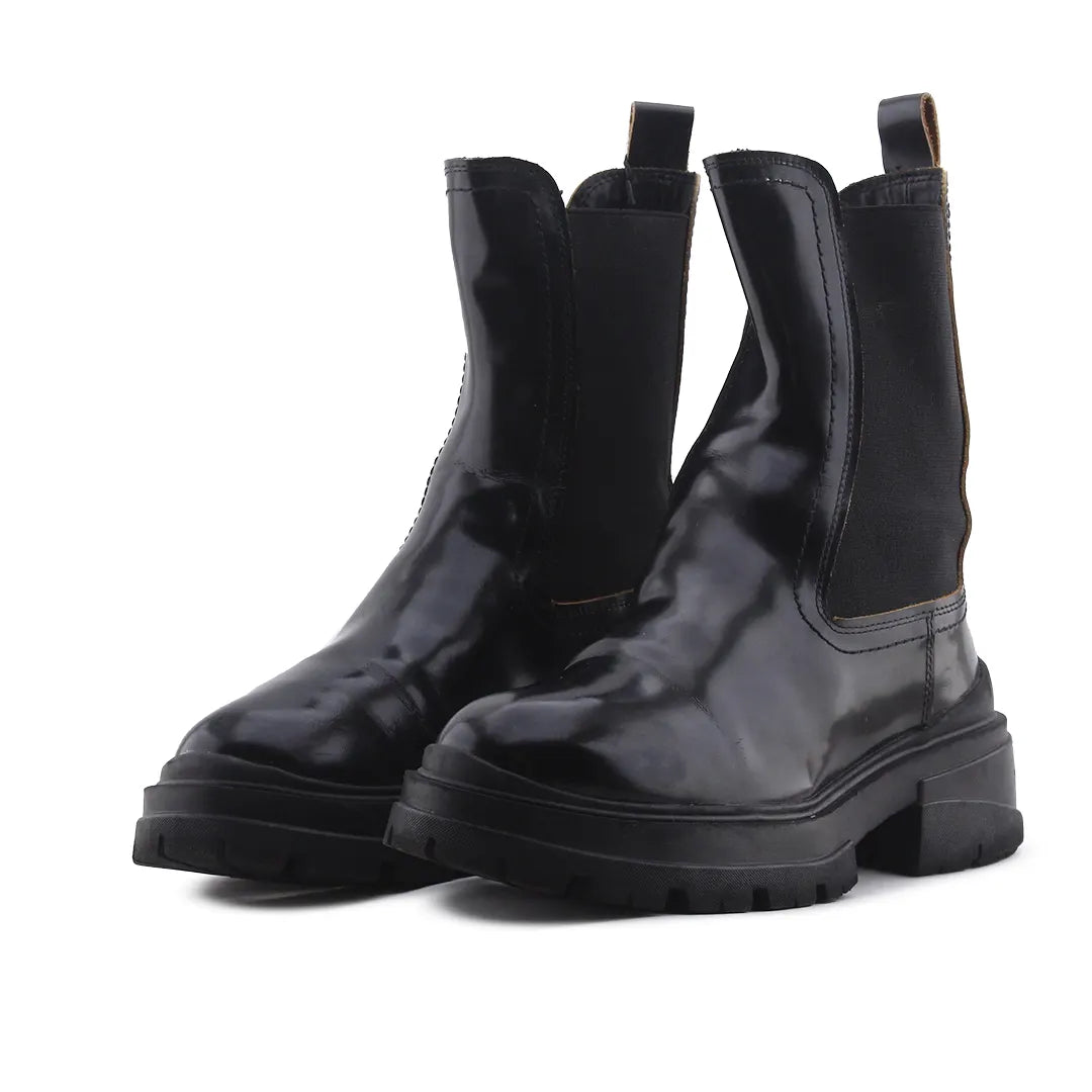 Zara Stretchable Ankle Boot | 100% Authentic Leather