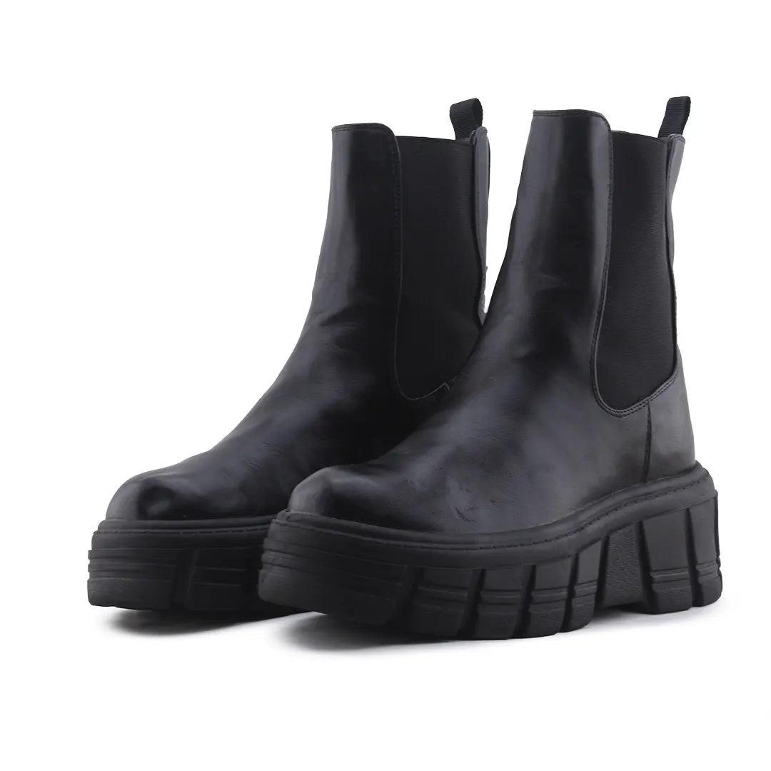 Stradivarius Stretchable Ankle Boot | 100% Authentic Leather