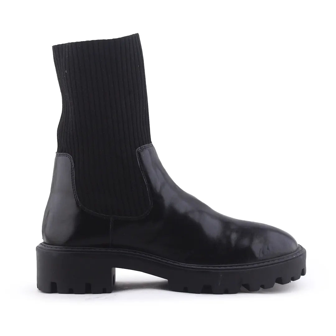 Lefties Stretchable Ankle Boot | 100% Authentic Leather