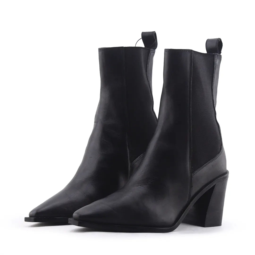 Zara Stretchable Ankle Boot  | 100% Authentic Leather