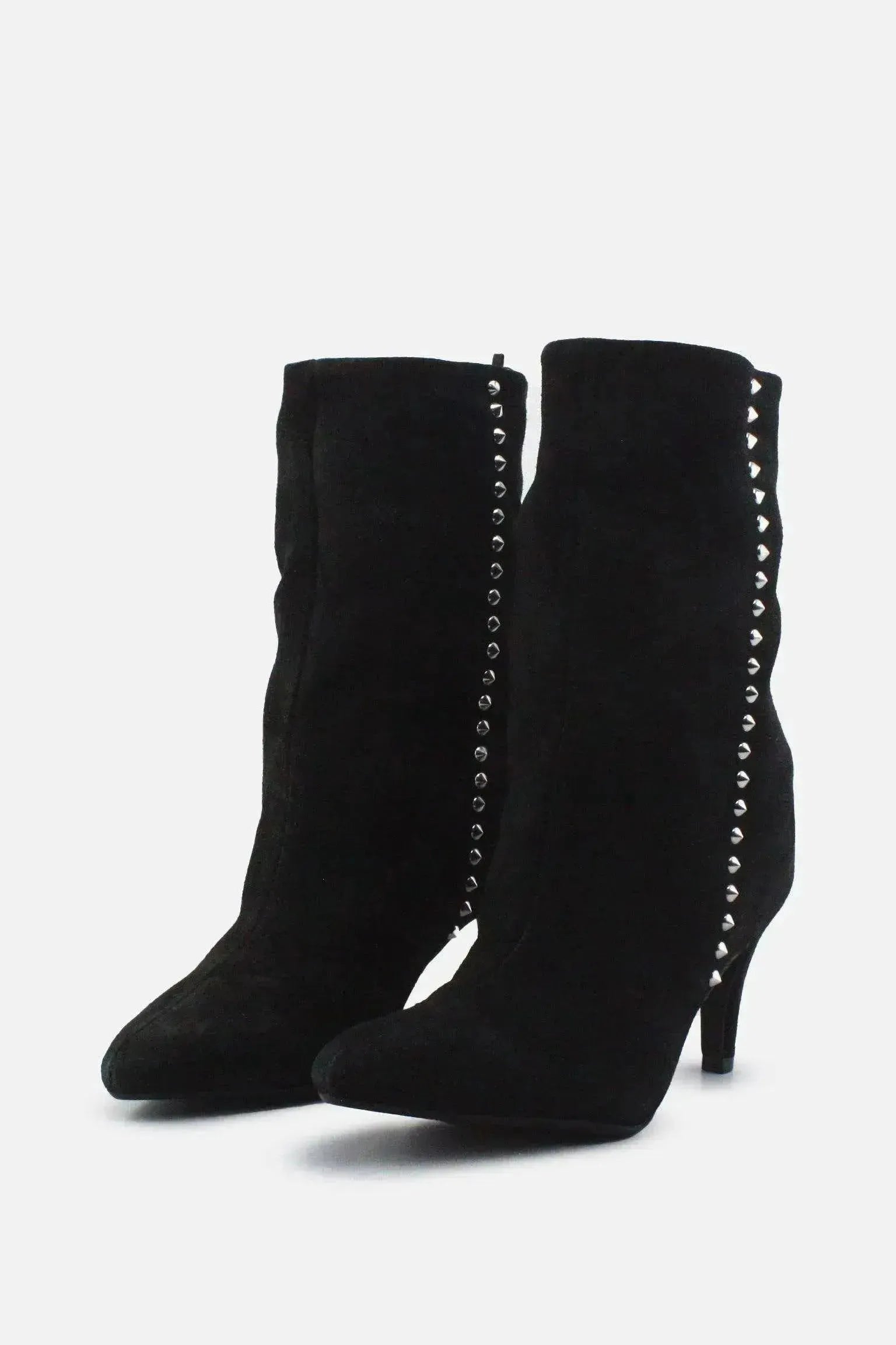 Zara Stilettos Ankle Boots | Suede - sundaybazar