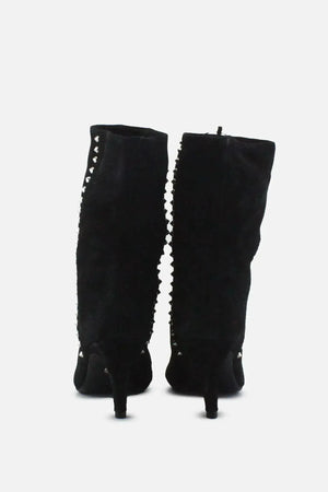 Zara Stilettos Ankle Boots | Suede - sundaybazar