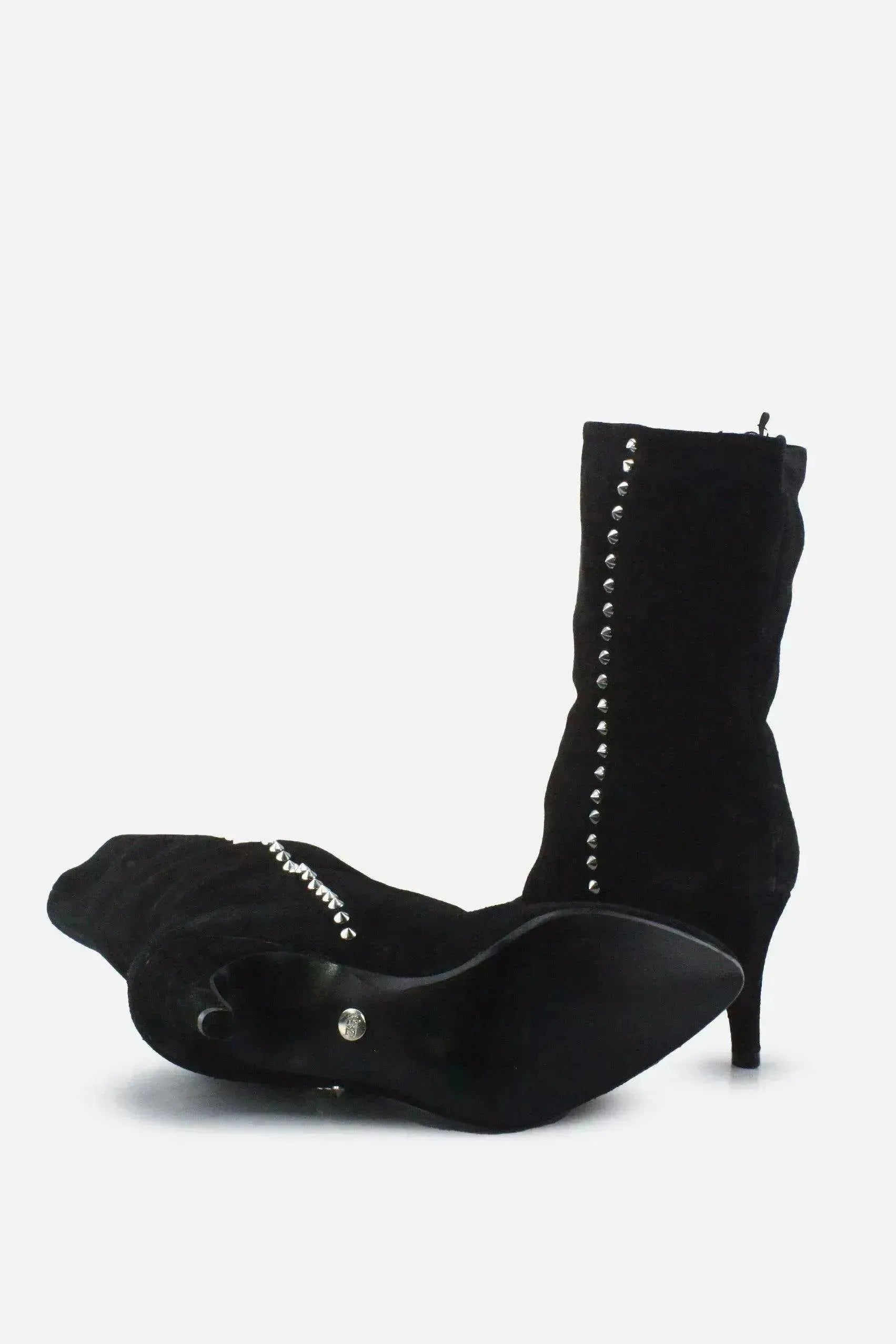 Zara Stilettos Ankle Boots | Suede - sundaybazar