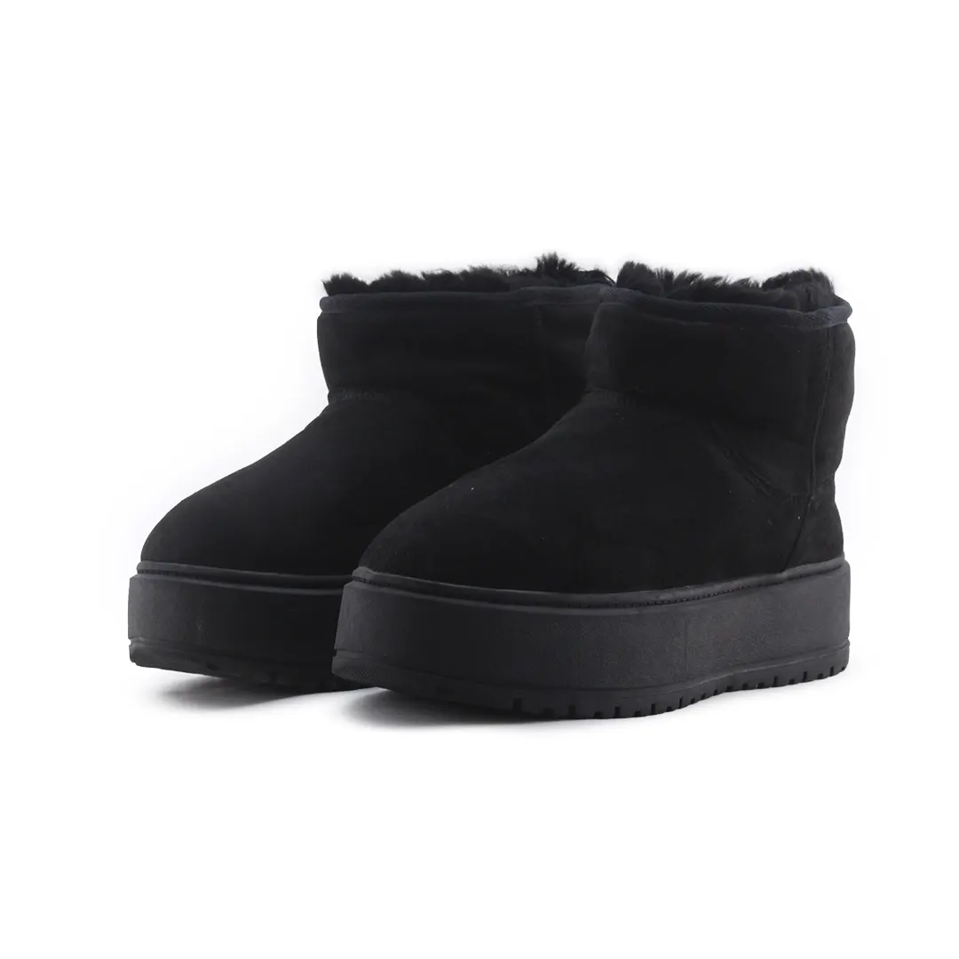 Bershka Suede Ankle Boot