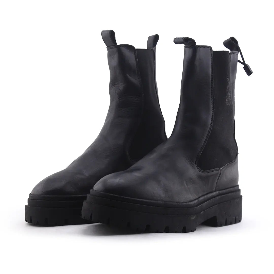 Zara Stretchable Ankle Boot  | 100% Authentic Leather