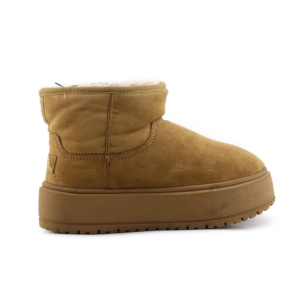 Bershka Suede Ankle Boot