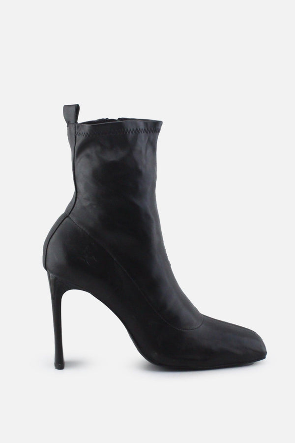 Zara Zipper Block Ankle Boots | 100%  Authentic Leather