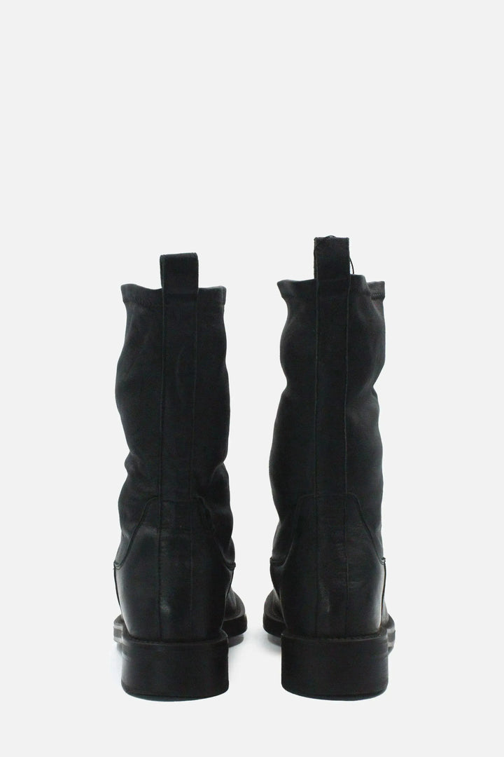 Massimo Dutti Block Ankle Boots | 100% Authentic Leather - sundaybazar