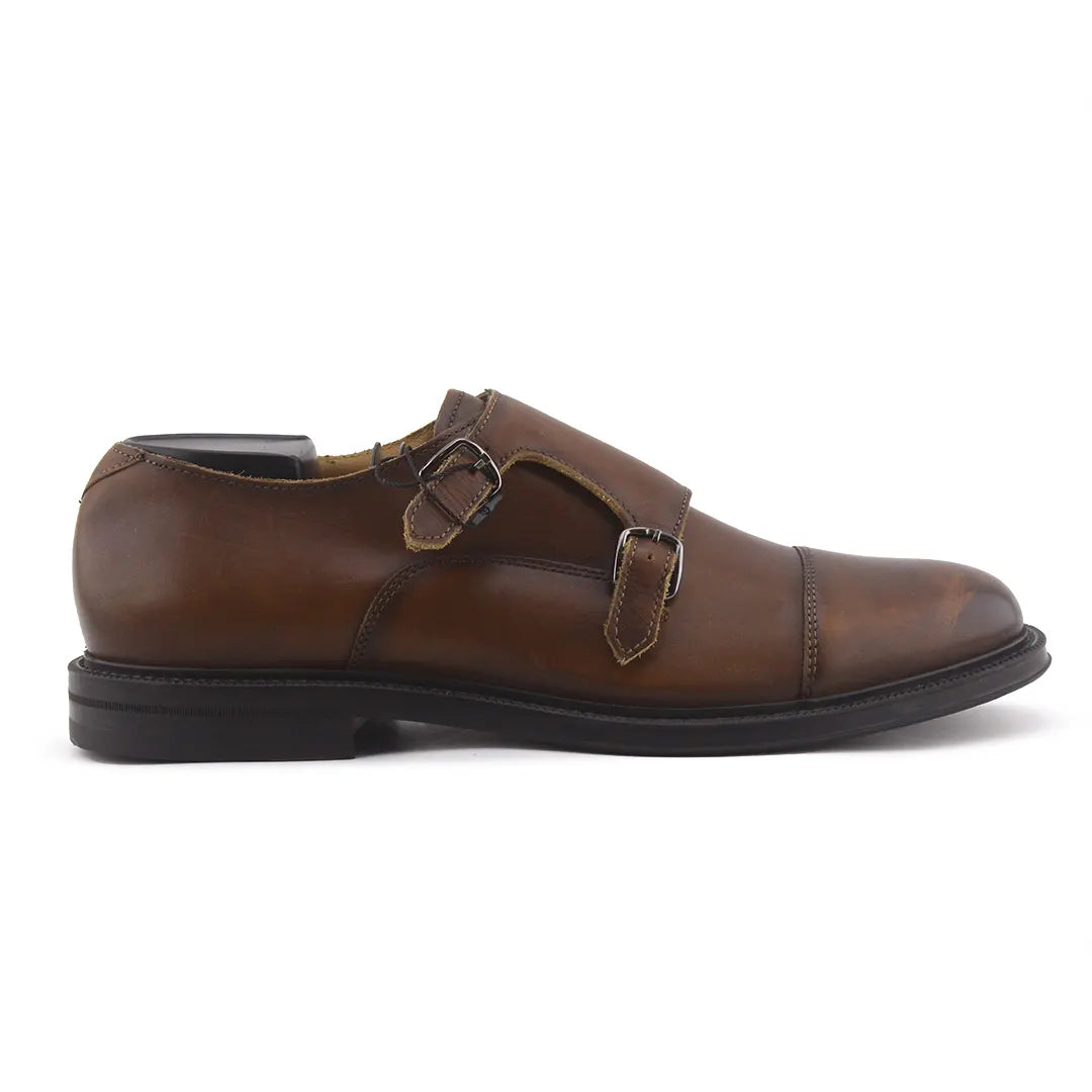 Zara Bostonian M Cordis Style Tan Leather Dress Shoes