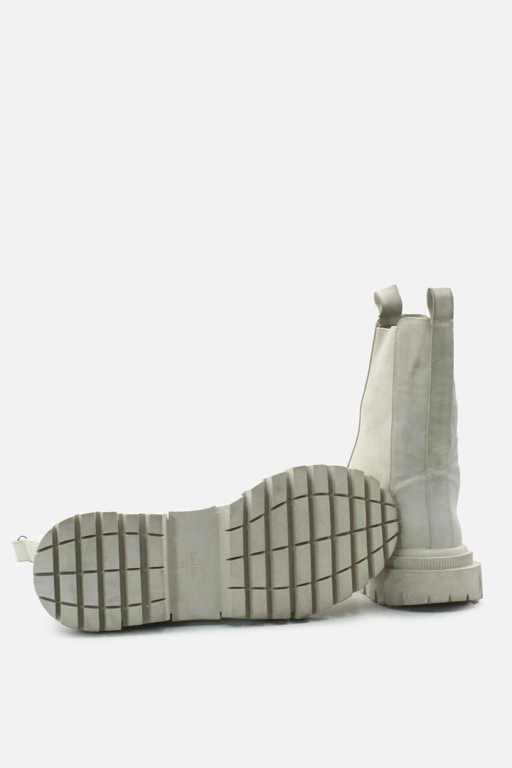 Bershka Stretchable Combat Ankle Boots | 100% Authentic leather - sundaybazar