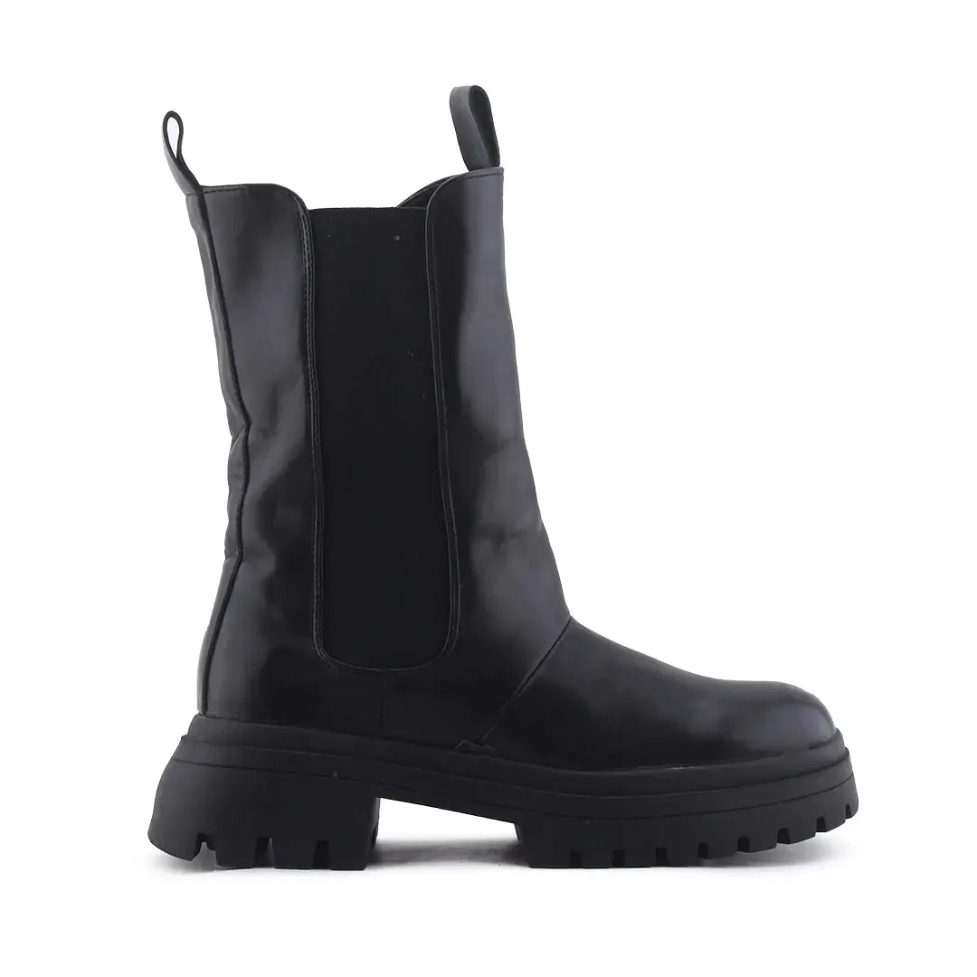 European Brand Zipper Stretchable Ankle Boot | 100% Authentic Leather
