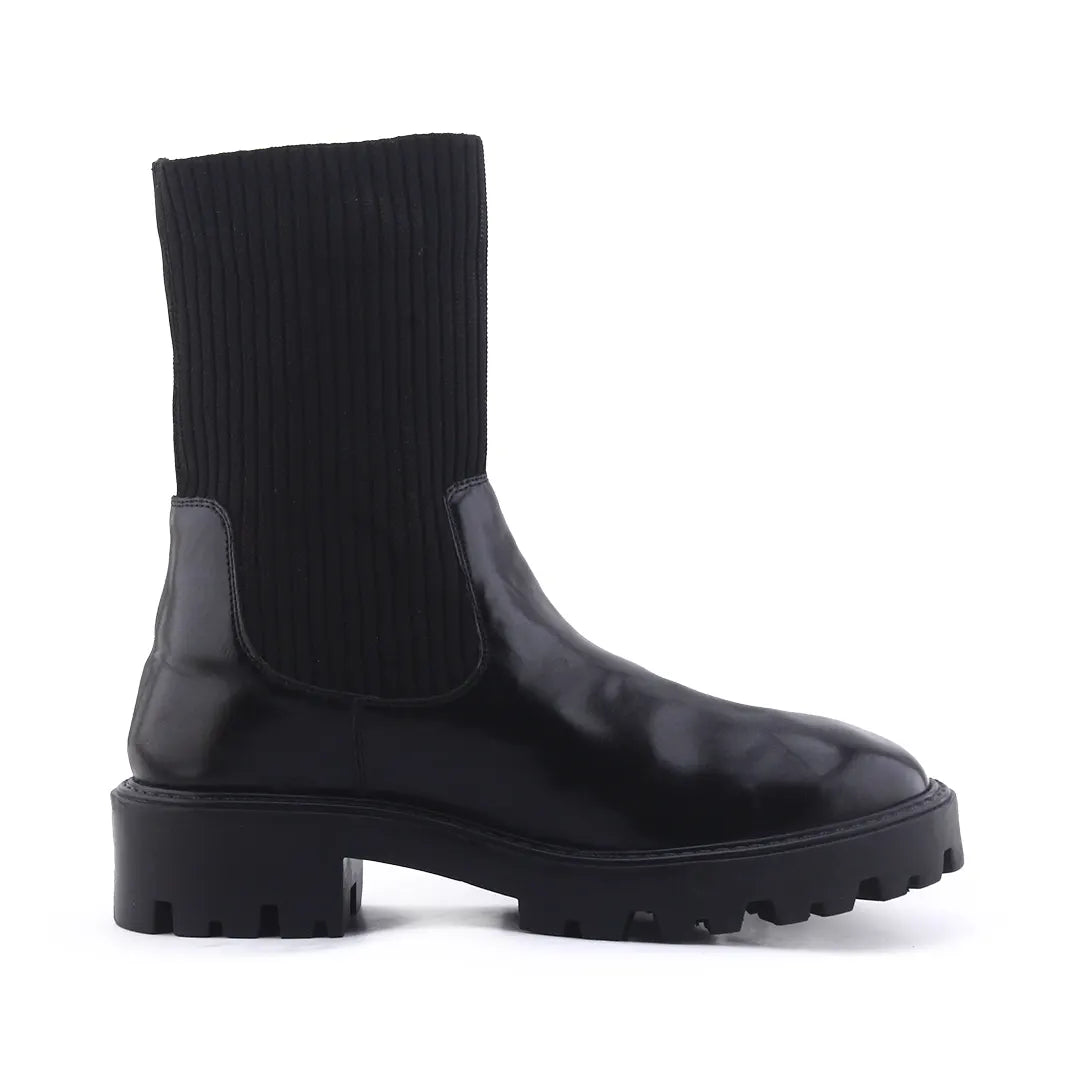 Lefties Stretchable Ankle Boot | 100% Authentic Leather