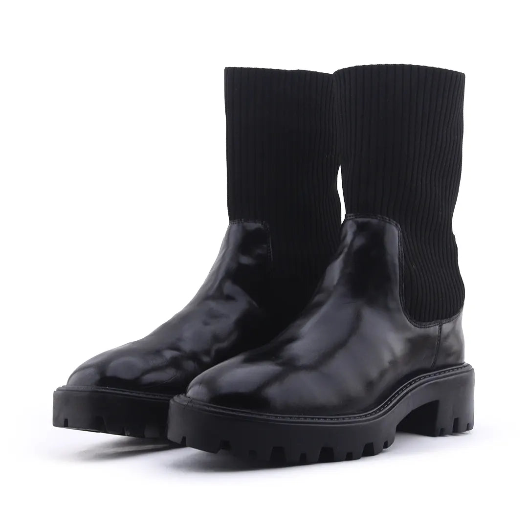 Lefties Stretchable Ankle Boot | 100% Authentic Leather