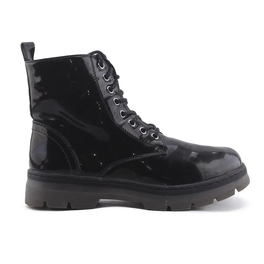 Lilley Zipper Lace Up Ankle Boot