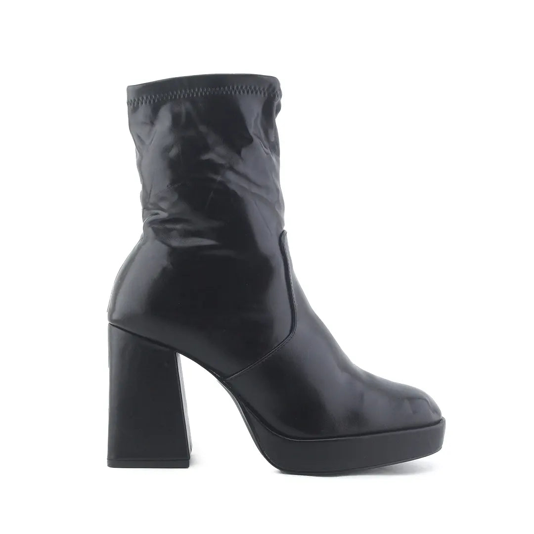 Pull & Bear Zipper Ankle Boot | 100% Authentic Leather