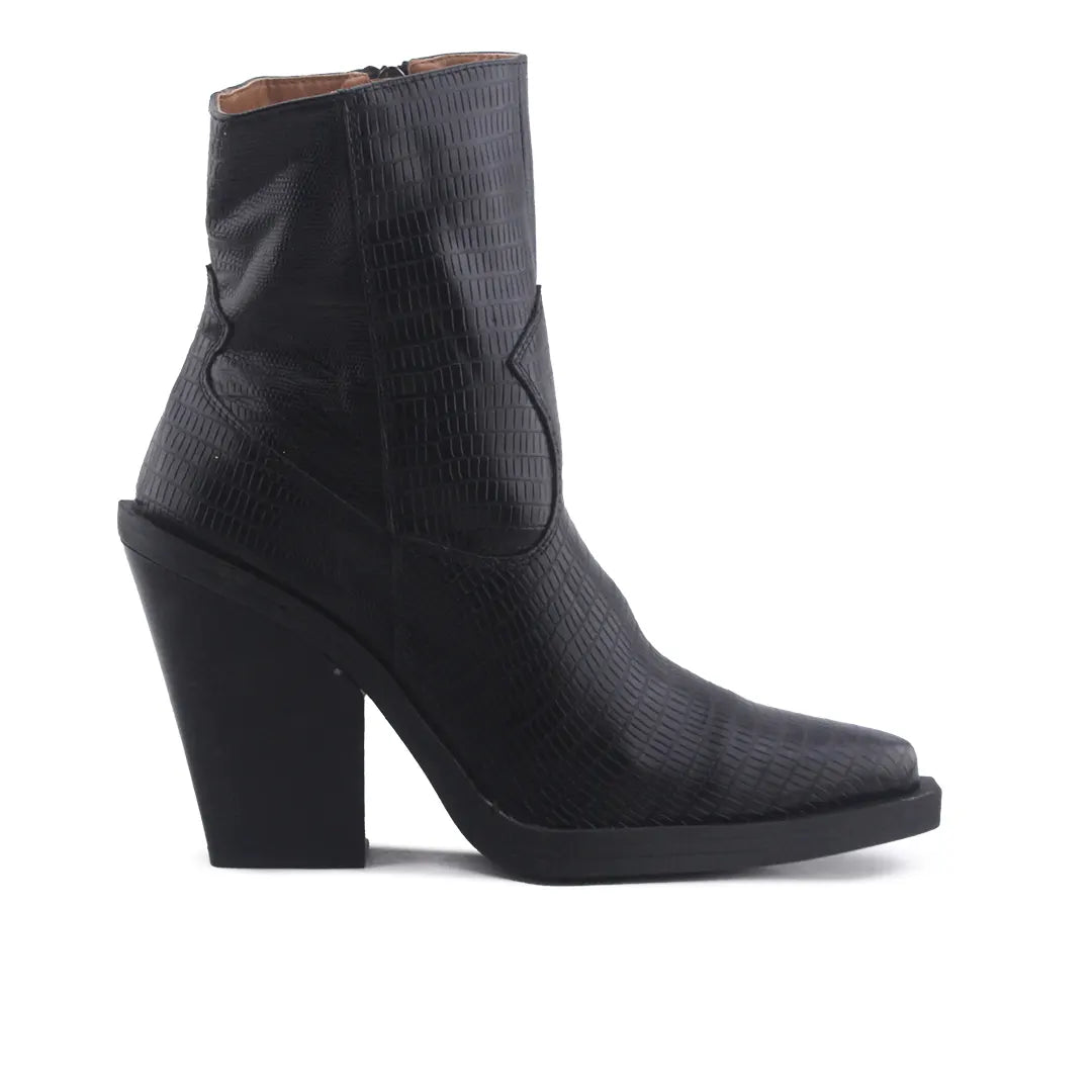 Bershka Zipper Ankle Boot | 100% Authentic Leather