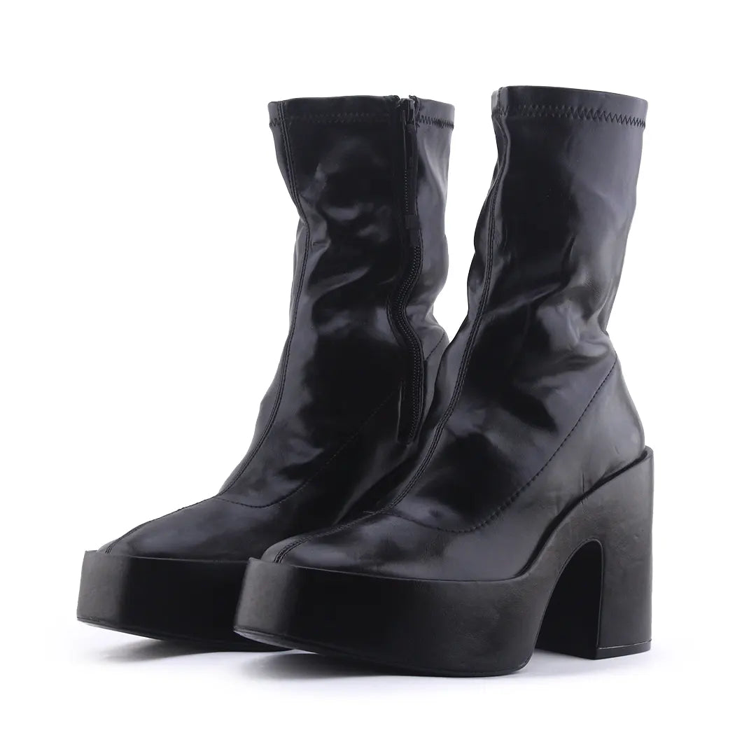 Zara Zipper Ankle Boot | 100% Authentic Leather