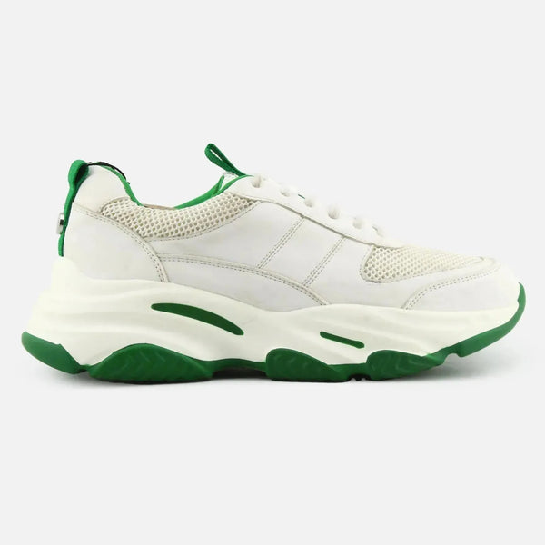 Steve Madden Dolmar Athletic Sneaker White/Green