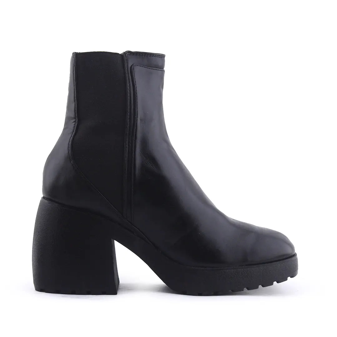 Bershka Stretchable Ankle Boot | 100% Authentic Leather