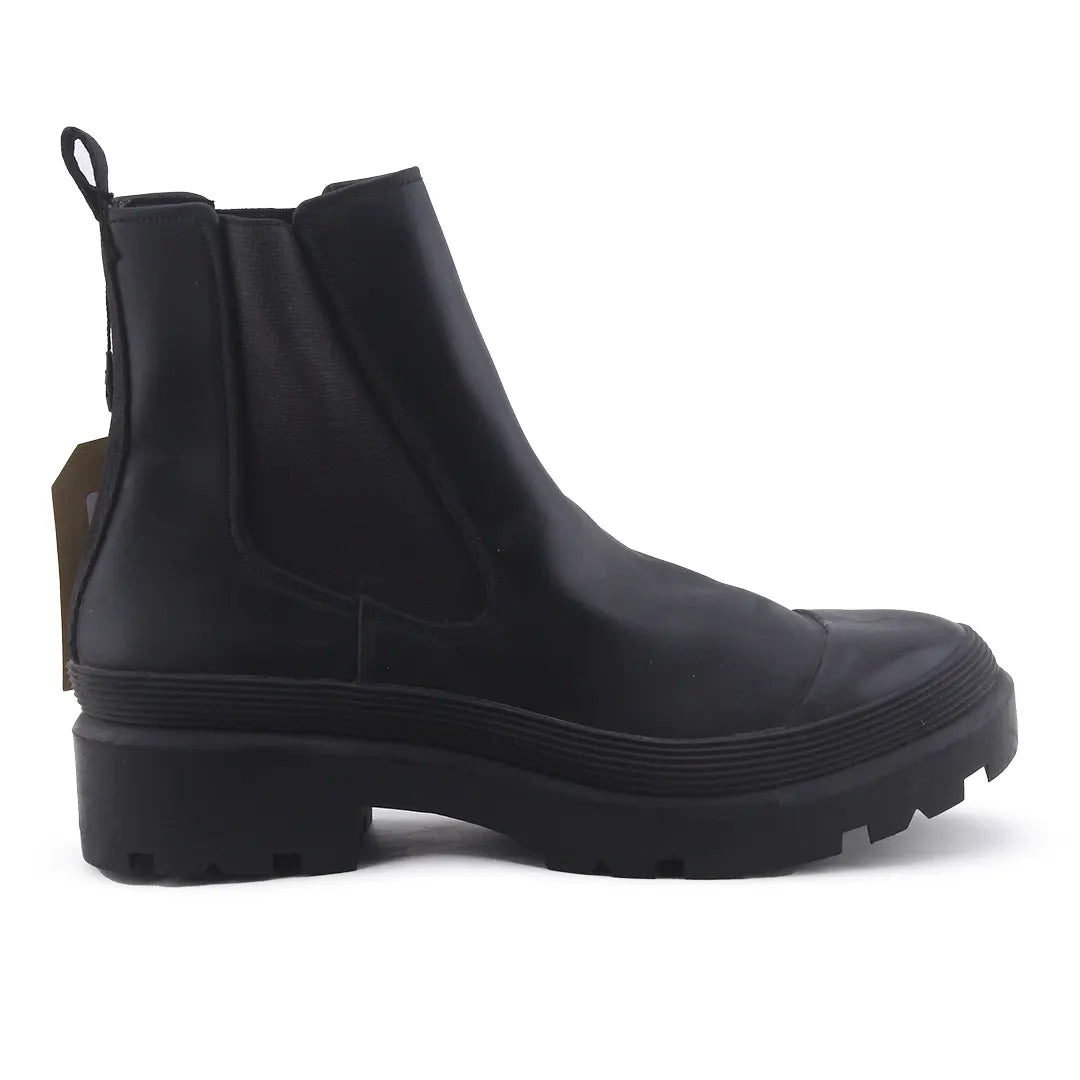 Pull & Bear Stretchable Ankle Boot | 100% Authentic Leather
