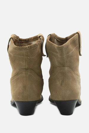 Pull & Bear Cowboy Boots | Suede - sundaybazar