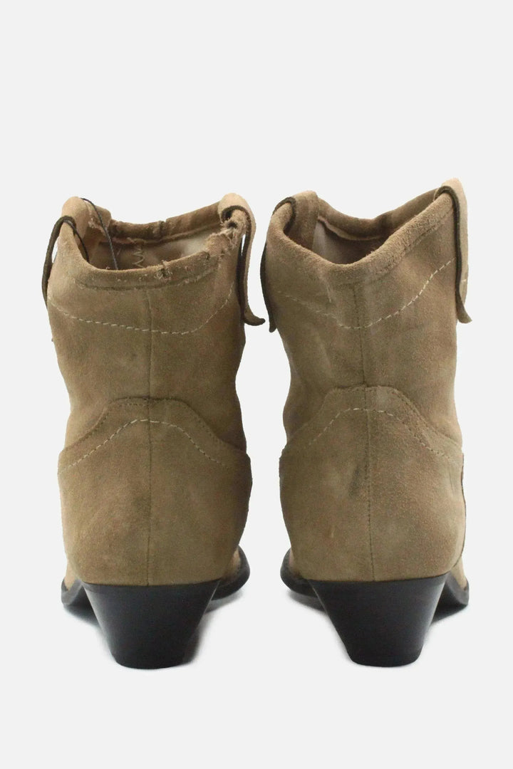 Pull & Bear Cowboy Boots | Suede - sundaybazar