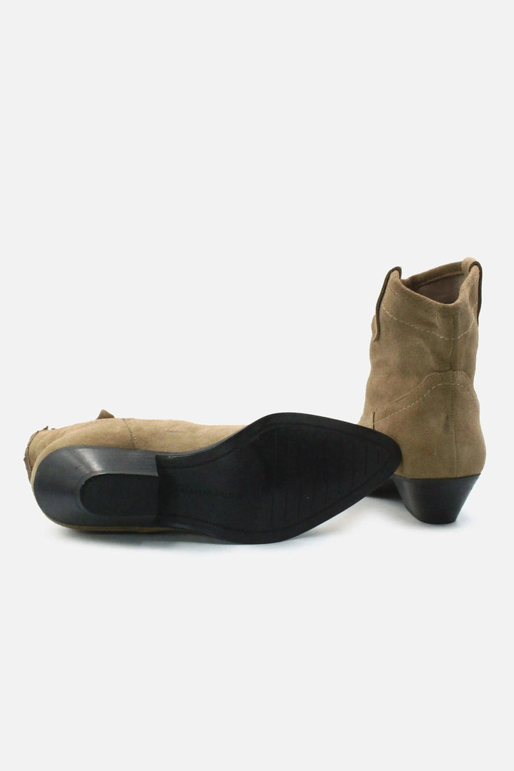 Pull & Bear Cowboy Boots | Suede - sundaybazar