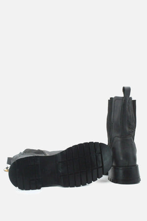 Zara Stretchable Block Ankle Boots | 100% Authentic Leather - sundaybazar
