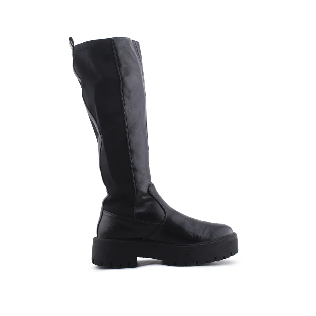 Stradivarius Stretchable Knee High Boot | 100% Authentic Leather