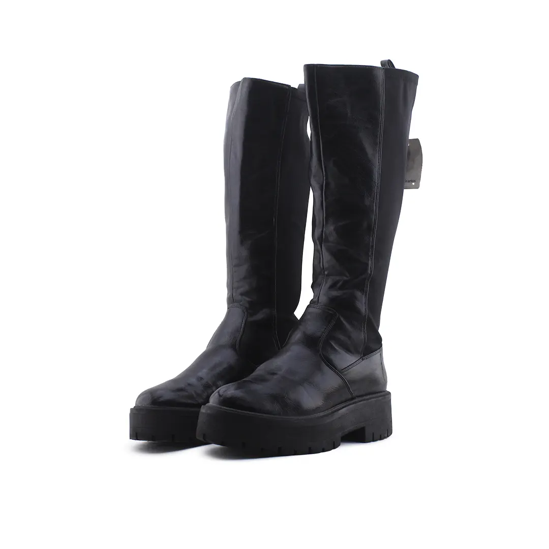 Stradivarius Stretchable Knee High Boot | 100% Authentic Leather