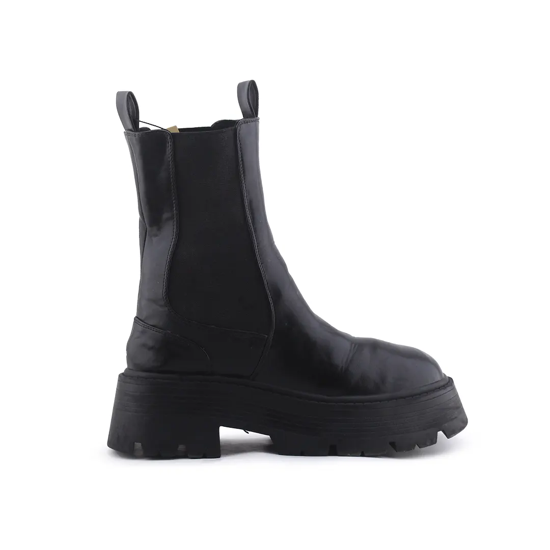 Pull & Bear Stretchable Ankle Boot | 100% Authentic Leather
