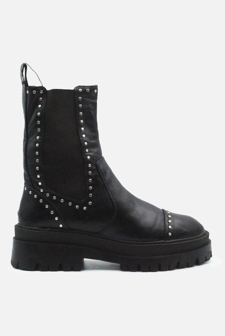Stradivarius Stretchable Block Ankle BootsAnkle Boots | 100% Authentic Leather - sundaybazar