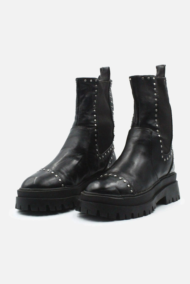 Stradivarius Stretchable Block Ankle BootsAnkle Boots | 100% Authentic Leather - sundaybazar