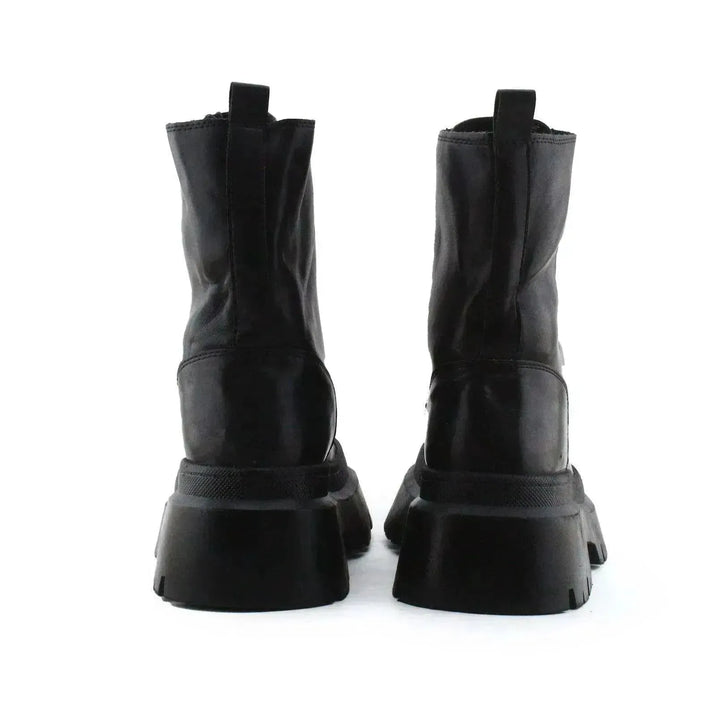 Pull & Bear Zipper Ankle Boots | 100% Authentic Leather - sundaybazar