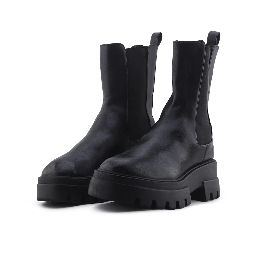 Pull & Bear Stretchable Ankle Boot | 100% Authentic Leather