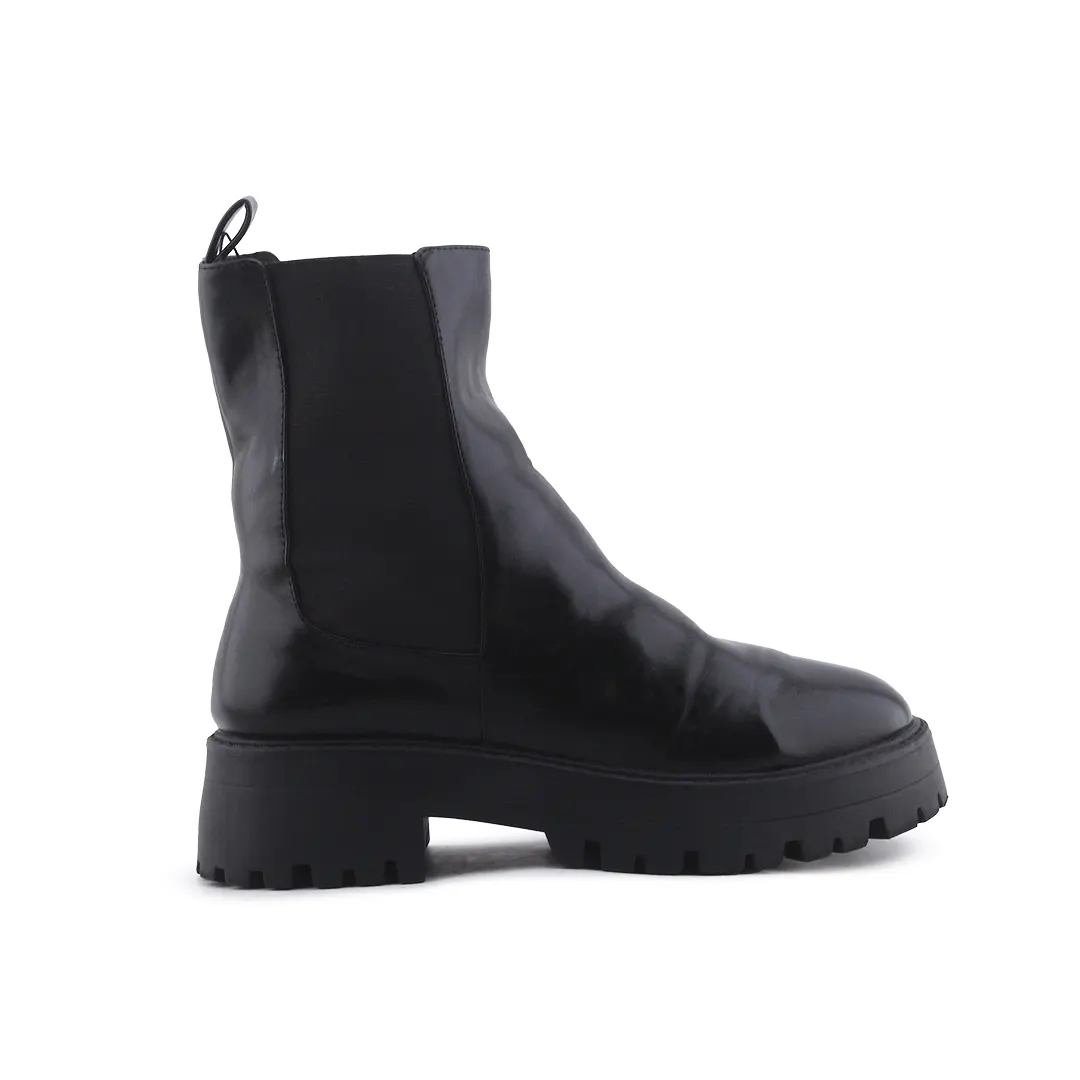 Pull & Bear Stretchable Ankle Boot | 100% Authentic Leather