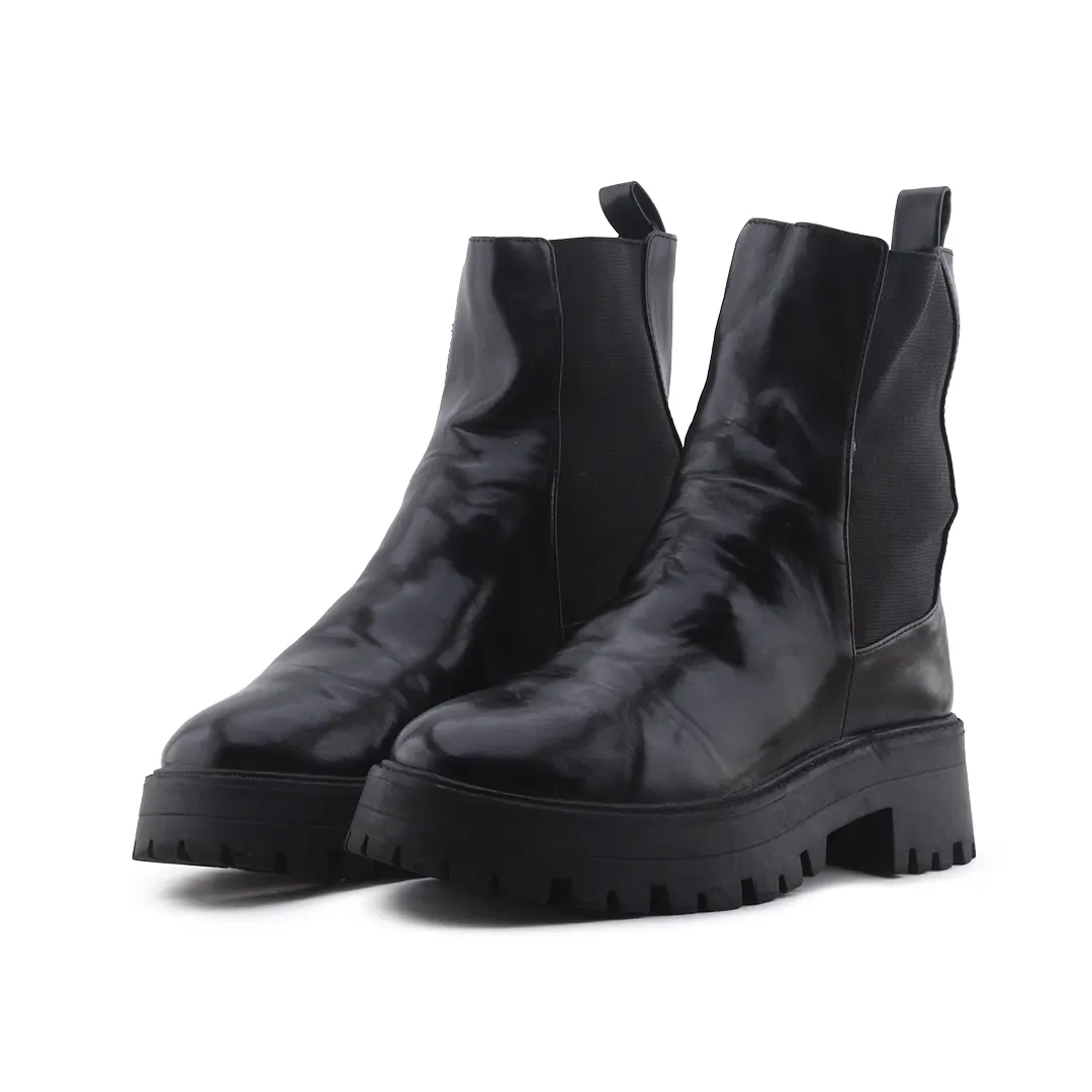 Pull & Bear Stretchable Ankle Boot | 100% Authentic Leather