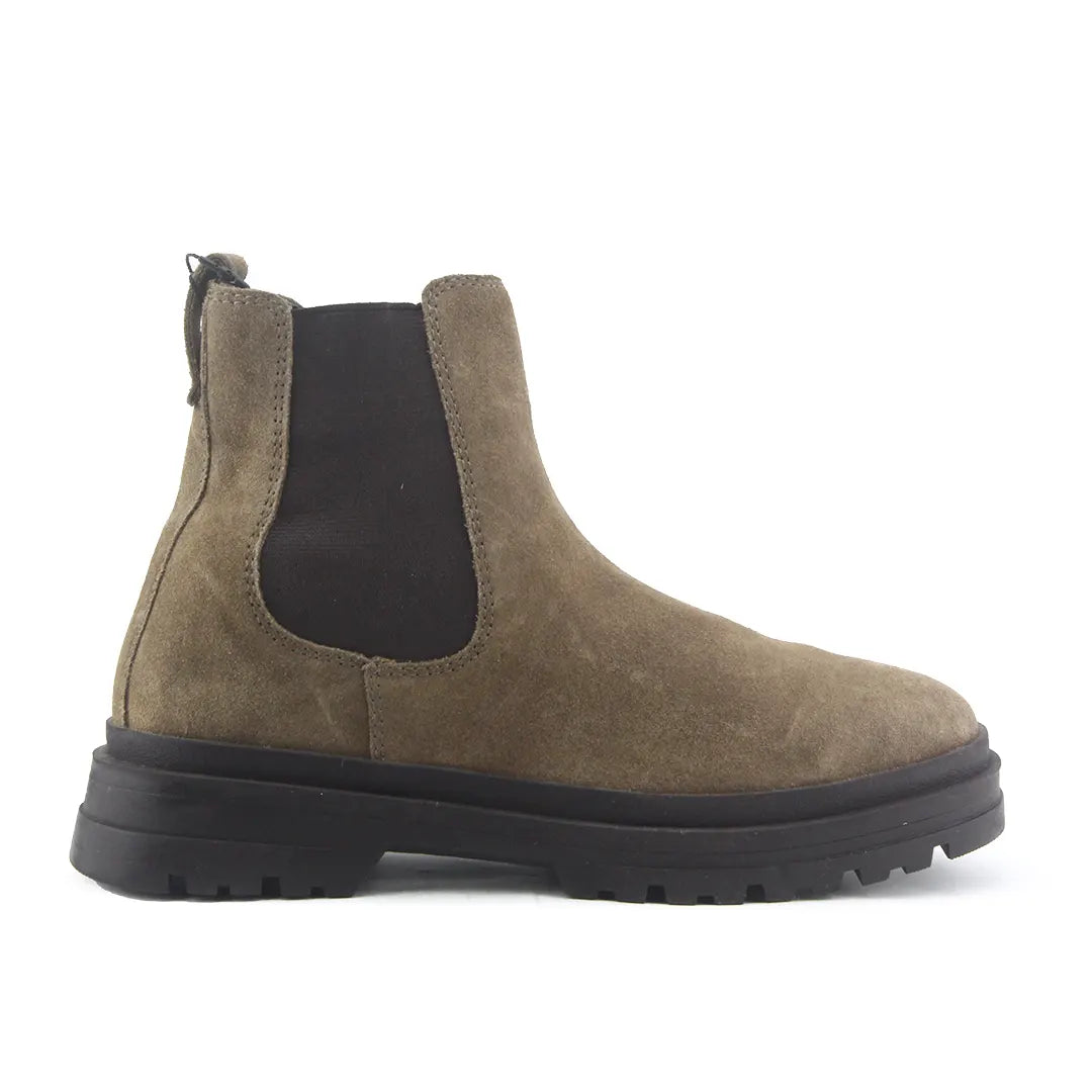 Zara Stretchable Suede Ankle Boot